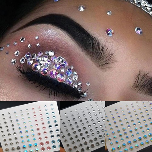 Sheets face gems stick - sheets, on