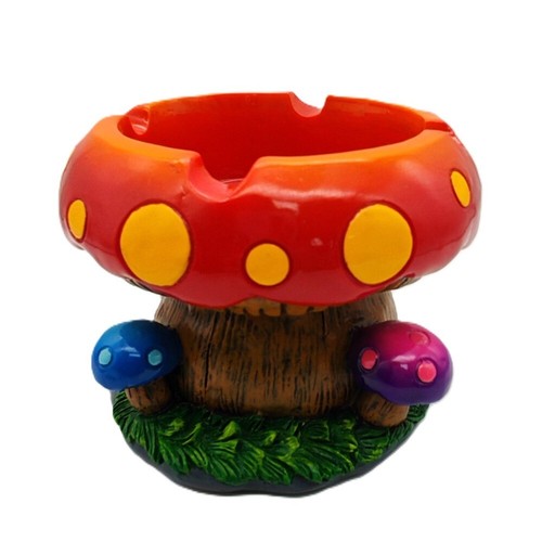 Red mushroom ashtray smoking - mushroom,