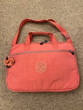 Original Kipling stunning coral colour laptop bag/work bag