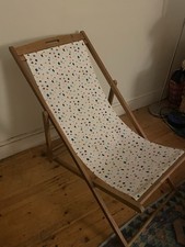 AH DECK CHAIR TERRAZZO 465/7765 Solid wood frame. Chair seat made from polyester