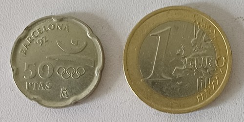 Spain pesetas barcelona - spain, 50