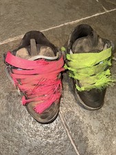 Osiris D3 2001- Black/Black /funky, double laced muddy cut rave uk 4 