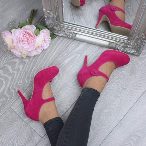 Womens ladies high heel mary - womens,