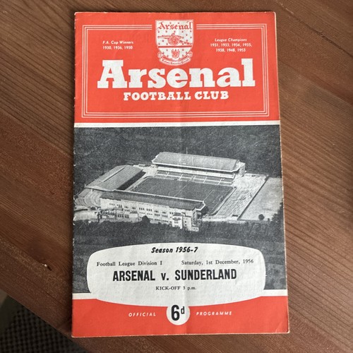 Arsenal sunderland 1956 - arsenal,