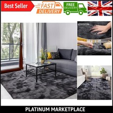 Soft Fluffy Tie-Dyed Area Rug