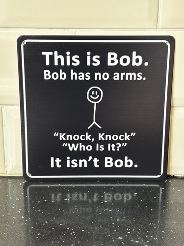 Humorous metal wall art - art, man
