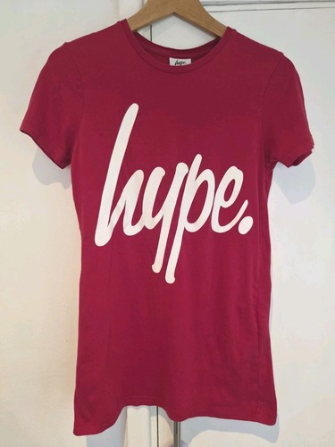 Hype red logo shirt - red, size