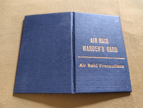 Ww2 arp air raid warden - arp,