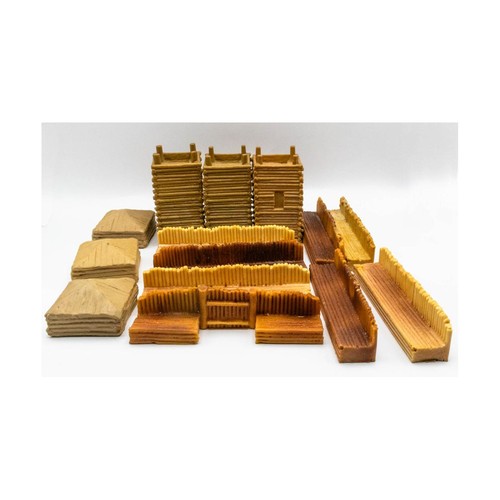 Lot terrain 6mm wooden - lot,