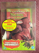 Shrek The Third - DVD With Dronkey Toy - Christmas Gift Collectors - In Box