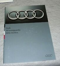 AUDI ALL'AVANGUARDIA DELLA TECNICA SALES BROCHURE FEB 1994 80 100 S2 S4 COUPE