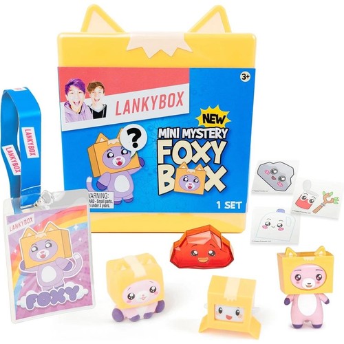 Lankybox mini foxy mystery box - mini,