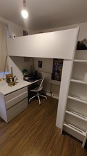 IKEA Smastad White Loft Bed