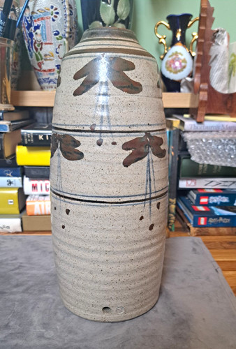 Tall ceramic studio pottery - ceramic,