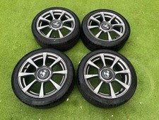 fiat 500 Abarth genuine alloy wheels with tyres 195 45 16