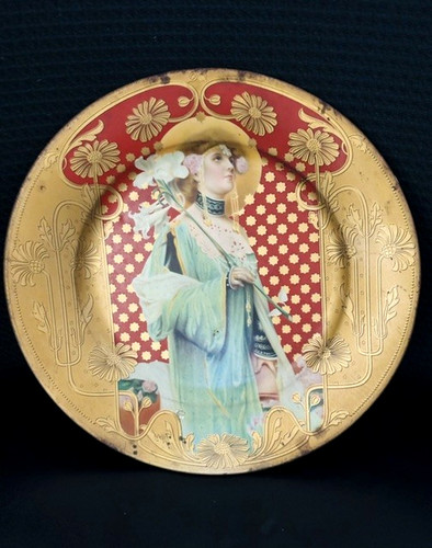Vienna tin art plate - vienna,
