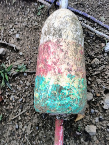 Lobster buoy weathered - buoy,
