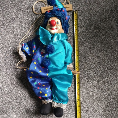 Vintage clown doll - doll, porcelain