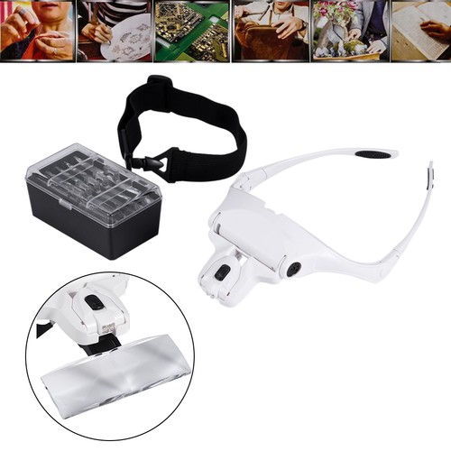 New lens headset magnifier - new,