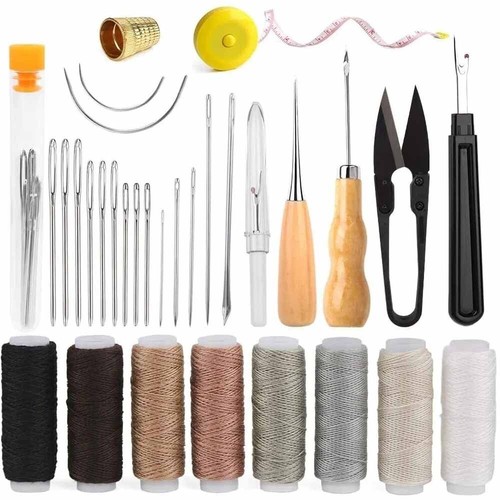 Sewing kit leather canvas - sewing,
