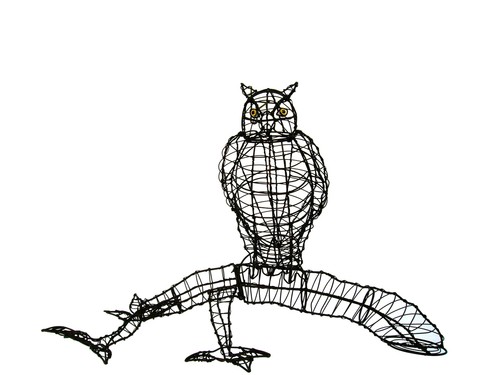 Topiary owl tree - owl,