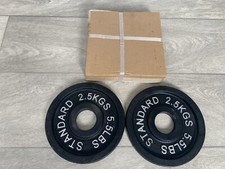 NEW 2 x 2.5kg Olympic Weight