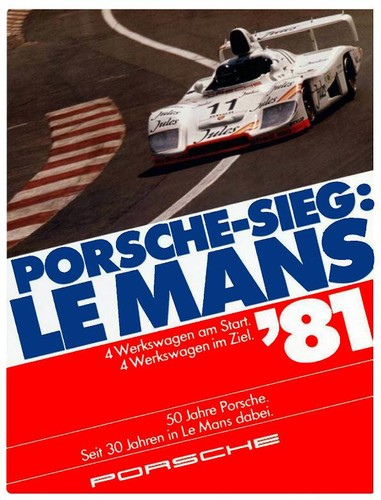 Porsche 1981 mans - 1981, le