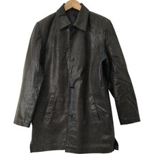 Beth Terrell Faux Leather Coat