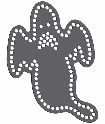 Rhinestone genie ghost - rhinestone, 5"