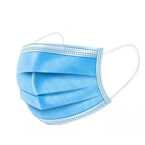Blue face masks 3ply - masks,