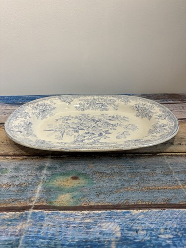 Antique blue white - blue, &