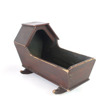 Antique Solid Wooden Cradle