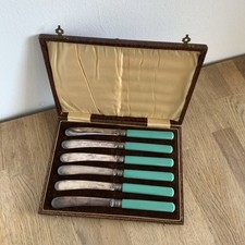 Butter Knives Set 6 Art Deco