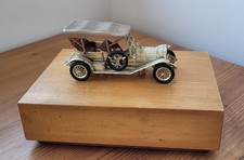 Vintage Cigarette Box with Old Fashioned Car on Top