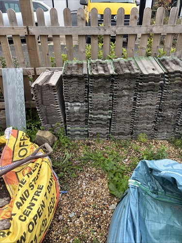 Used concrete roof tiles - concrete,