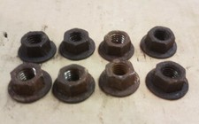 1993 KAWASAKI ZXR750 NINJA ZX750L ZX7R >>> exhaust header / downpipe bolts x8