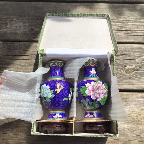Vintage boxed pair blue - vintage,