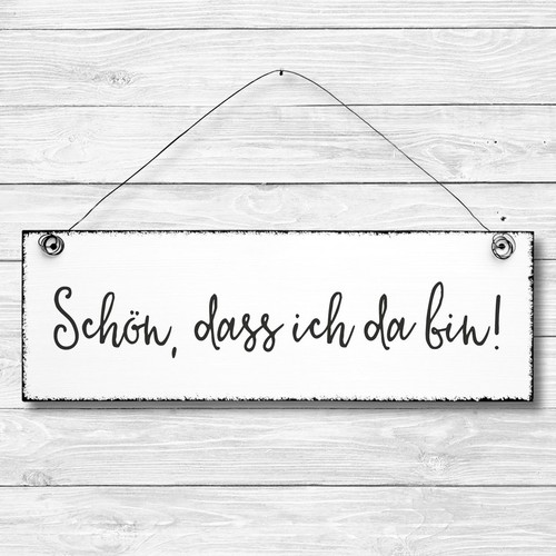 Shabby sign wall - ,