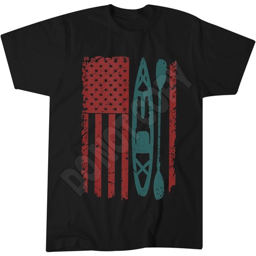 Kayaking flag shirt - flag, t-shirt