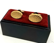 VINTAGE Gold Plated Embossed