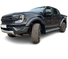 Ford Ranger RAPTOR T6 2023+ Extra Wide Mud Flaps Black 4mm PVC Satin RALLYFLAPZ
