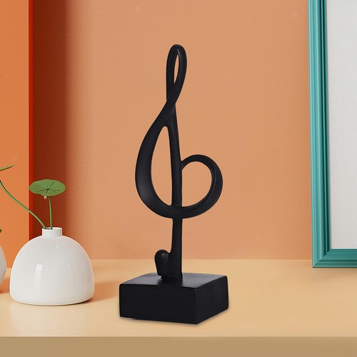 Modern music note figurine - modern,