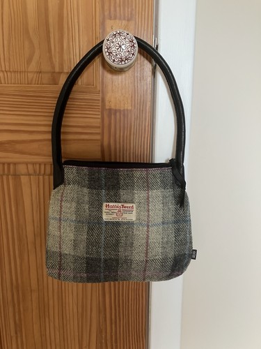 Reduced harris tweed blue bag - reduced,