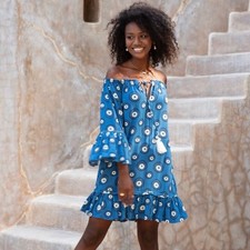 Skemo Beach Blue Evil Eye