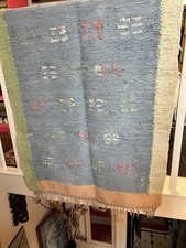 Vintage Chindi Rag Rug Kilim