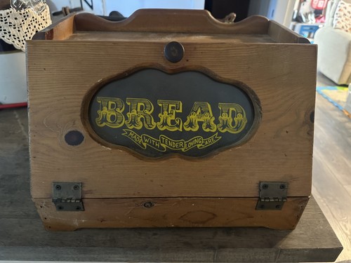 Vintage 1984 wooden bread - 1984,