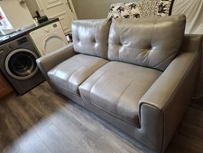 leather settees for sale x 2