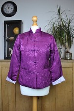 New Burgundy Brocade Satin
