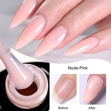 Nude Pink Nail Extension Hard
