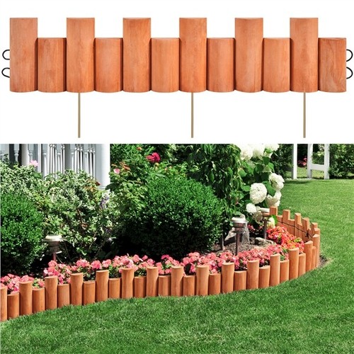 Wooden fence lawn - wooden,